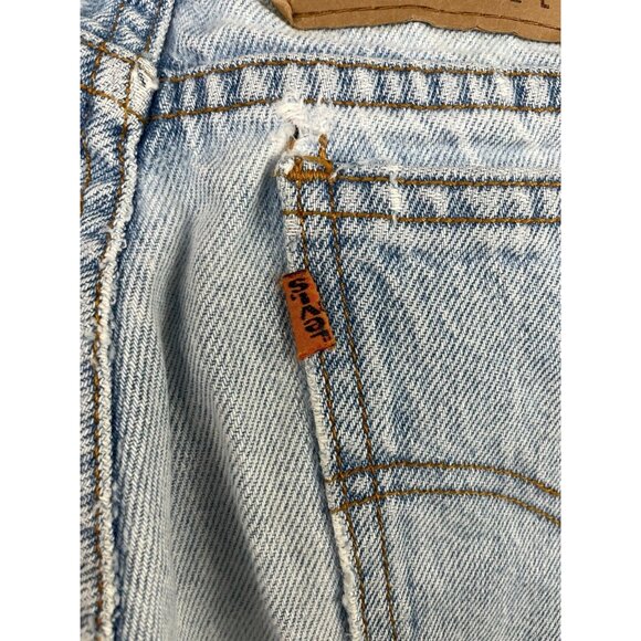 Vintage 1995 Levi’s 550 Relaxed Fit Tapered Leg Jeans Light Wash W32 L36 - Picture 7 of 12